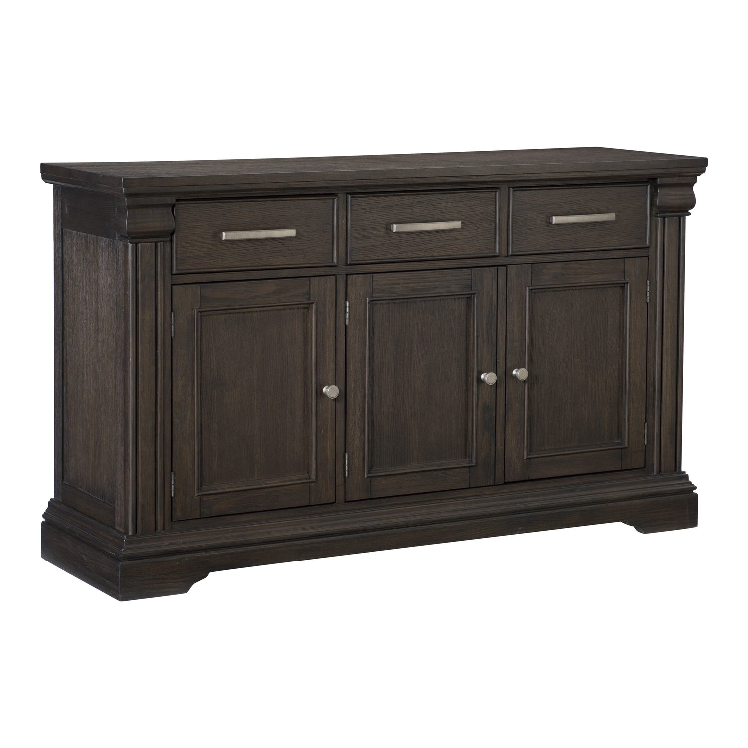 Southlake Wire Brushed Rustic Brown Server - 5741-40 - Bien Home Furniture & Electronics
