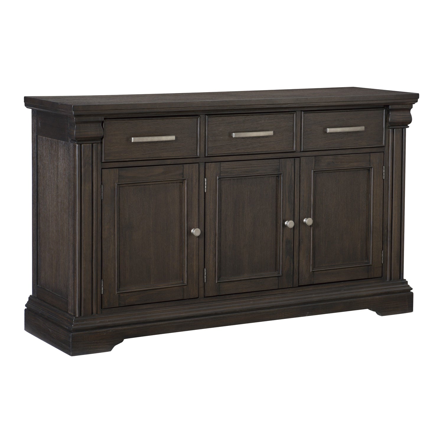 Southlake Wire Brushed Rustic Brown Server - 5741-40 - Bien Home Furniture &amp; Electronics