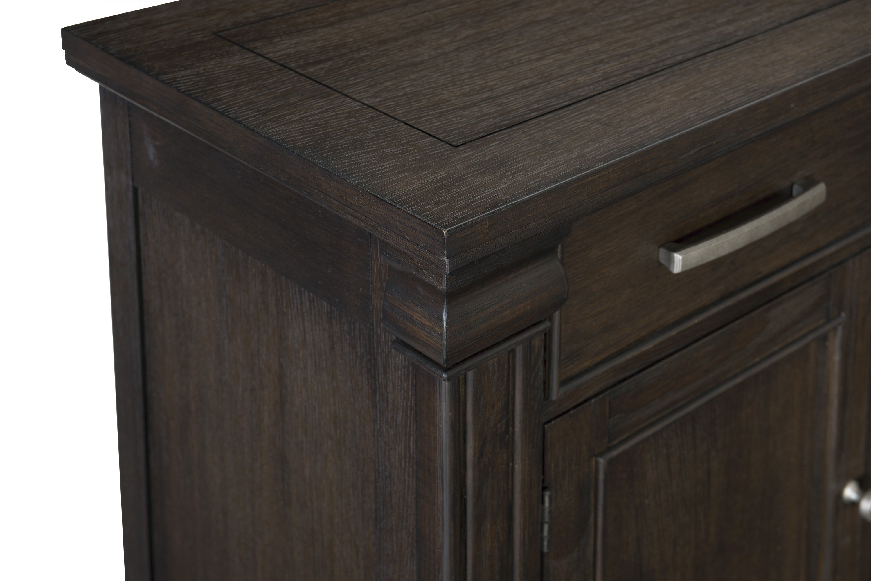 Southlake Wire Brushed Rustic Brown Server - 5741-40 - Bien Home Furniture & Electronics