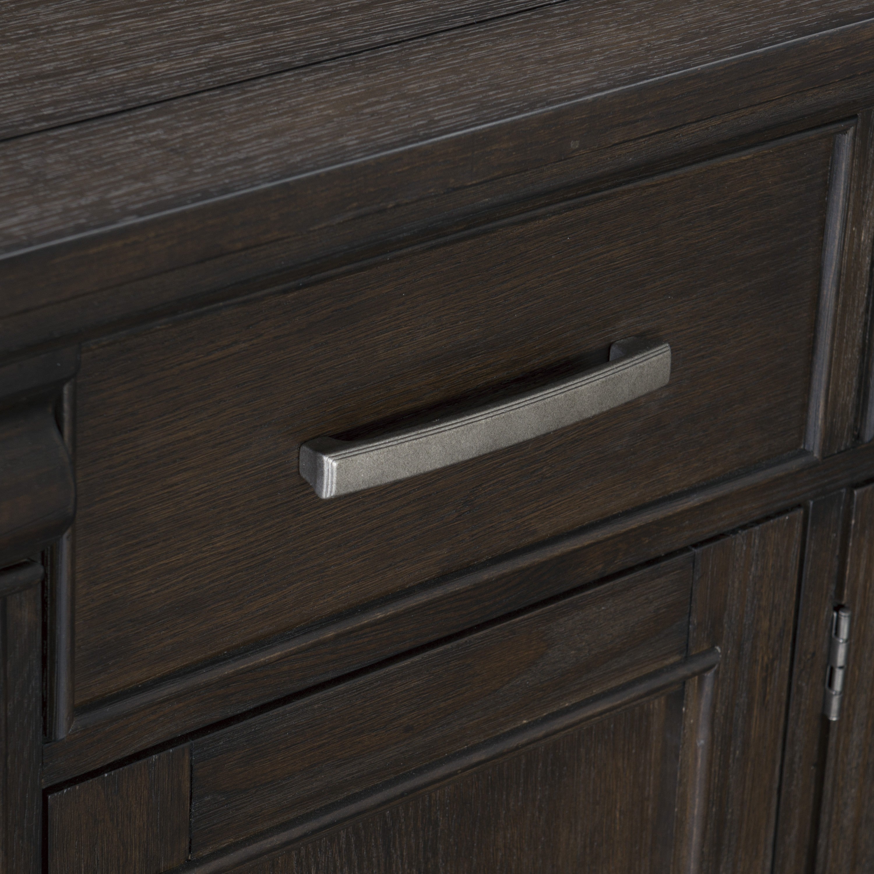 Southlake Wire Brushed Rustic Brown Server - 5741-40 - Bien Home Furniture & Electronics