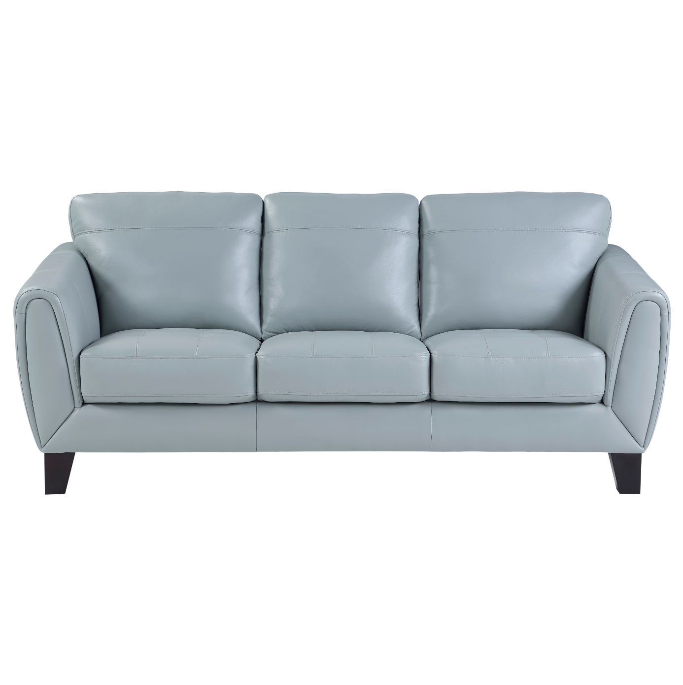 Spivey Aqua Leather Sofa - 9460AQ-3 - Bien Home Furniture &amp; Electronics