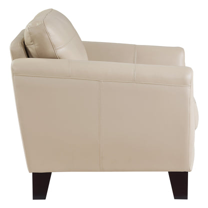 Spivey Beige Leather Chair - 9460BE-1 - Bien Home Furniture &amp; Electronics