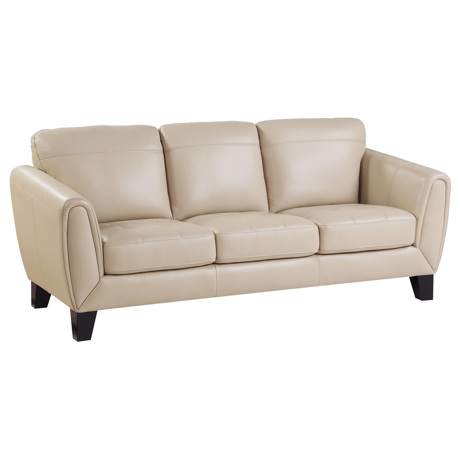 Spivey Beige Leather Sofa - 9460BE-3 - Bien Home Furniture &amp; Electronics