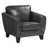 Spivey Dark Gray Leather Chair - 9460DG-1 - Bien Home Furniture & Electronics