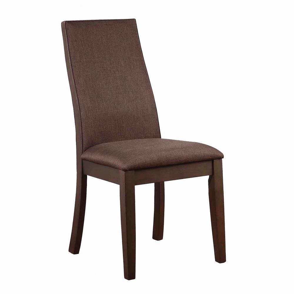 Spring Creek Rich Cocoa Brown Upholstered Side Chairs, Set of 2 - 106582 - Bien Home Furniture &amp; Electronics