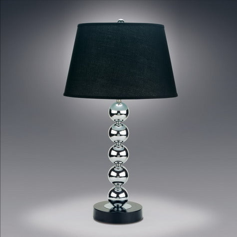 Stacked Ball Chrome 29" Table Lamp, Set of 2 - 6288T-2 - Bien Home Furniture & Electronics