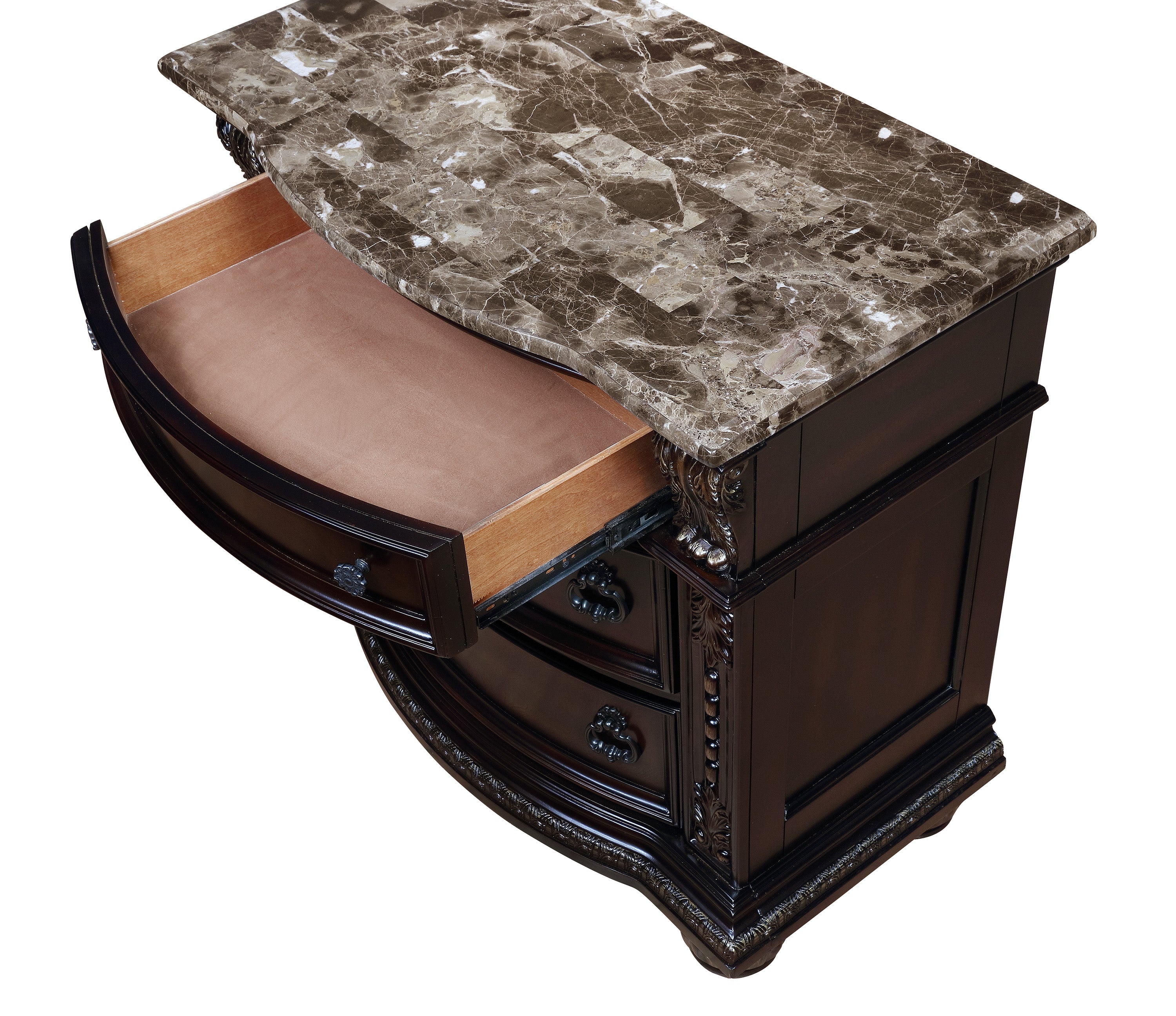 Stanley Cherry Brown Nightstand - B1600-2 - Bien Home Furniture & Electronics