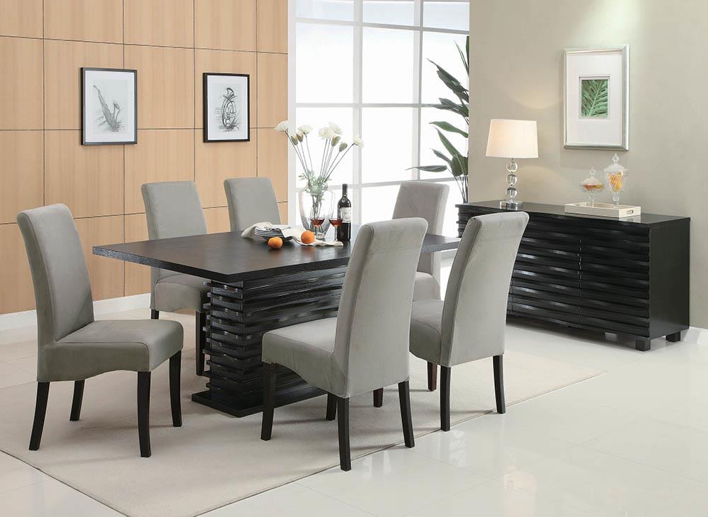 Stanton 3-Drawer Rectangular Server Black - 102065 - Bien Home Furniture & Electronics