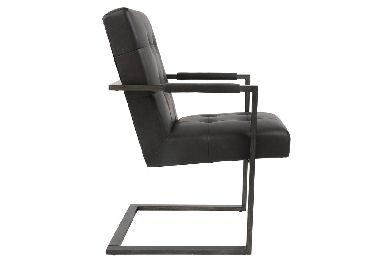 Starmore Black Home Office Desk Chair, Set of 2 - H633-02A - Bien Home Furniture & Electronics