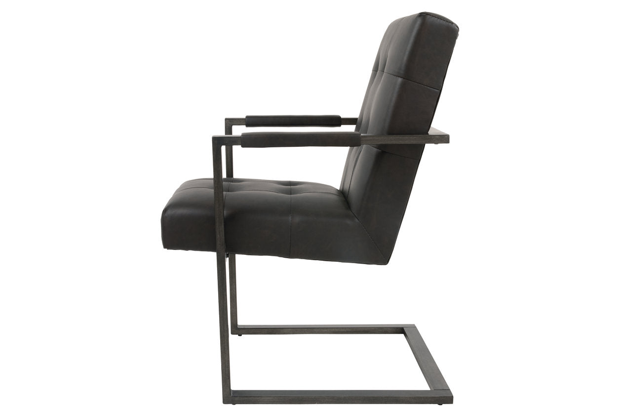 Starmore Black Home Office Desk Chair, Set of 2 - H633-02A - Bien Home Furniture & Electronics