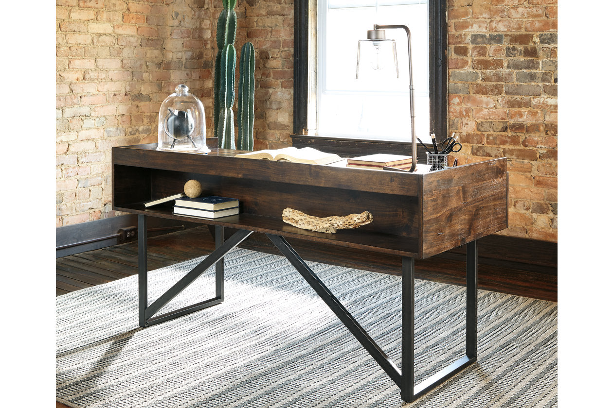 Starmore Brown 63" Home Office Desk - H633-27 - Bien Home Furniture & Electronics