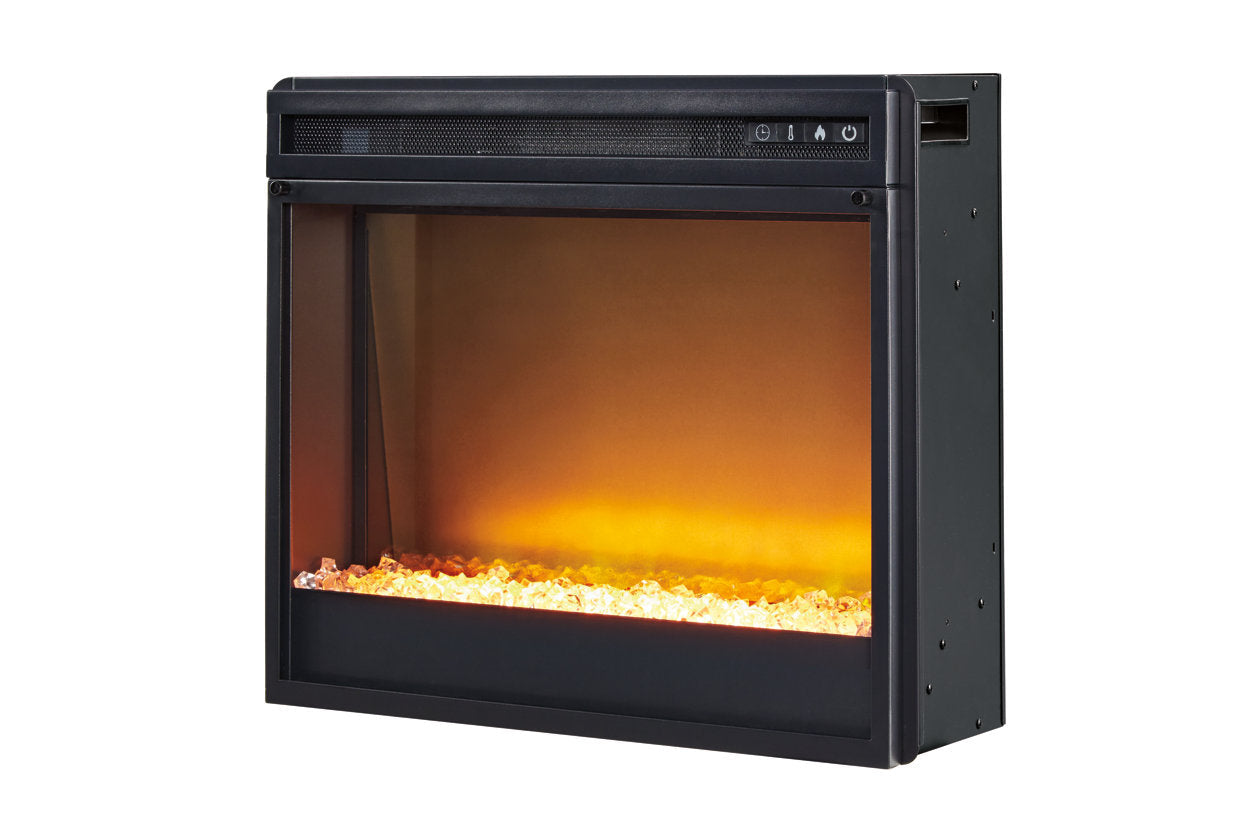 Starmore Brown 70" TV Stand with Electric Fireplace - SET | W100-02 | W633-68 - Bien Home Furniture & Electronics