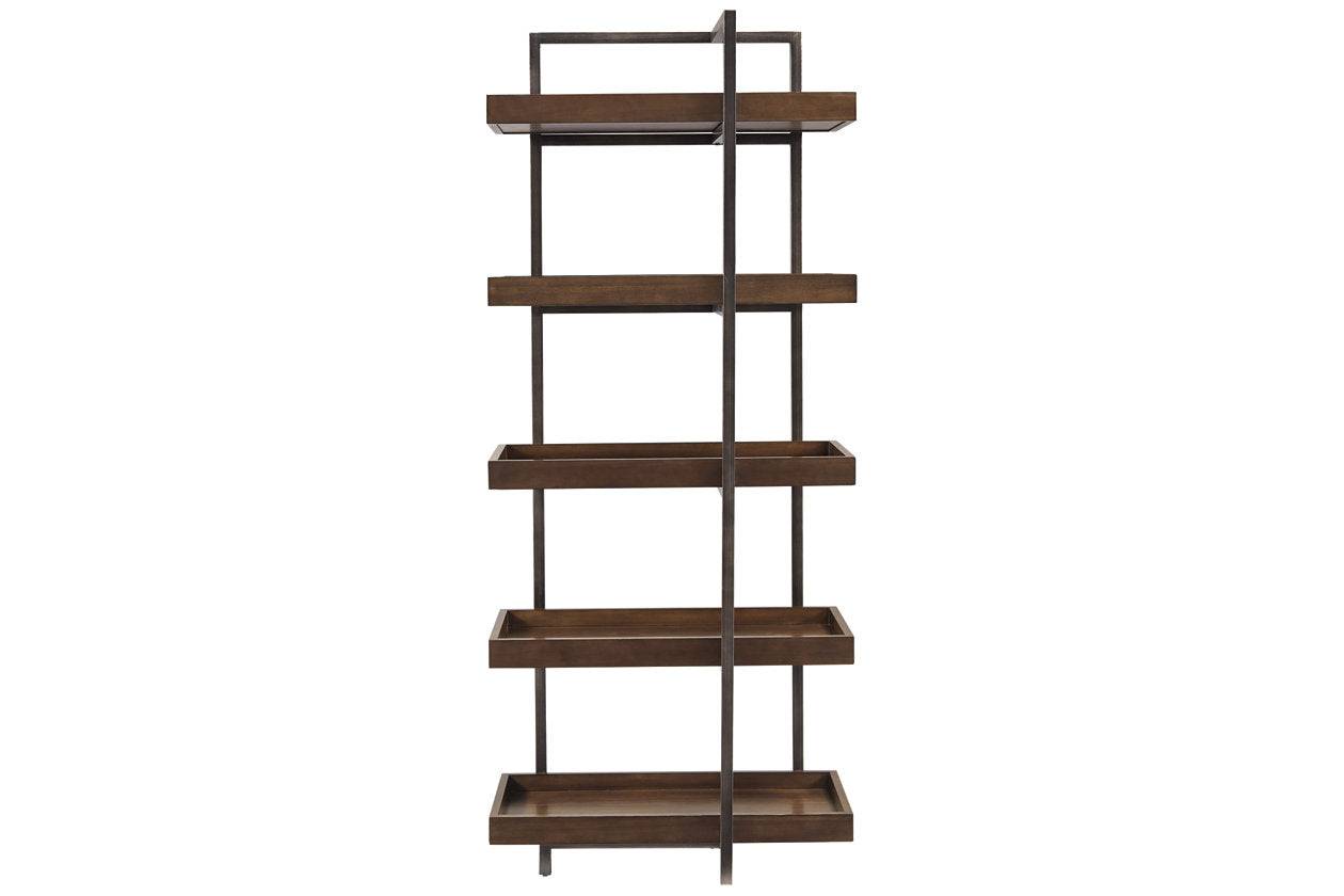 Starmore Brown/Gunmetal 3-Piece Entertainment Center - SET | W633-34(2) | W633-68 - Bien Home Furniture & Electronics