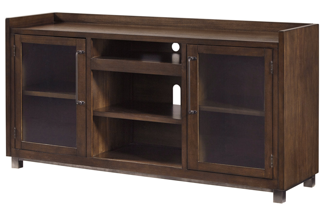Starmore Brown/Gunmetal 3-Piece Entertainment Center - SET | W633-34(2) | W633-68 - Bien Home Furniture & Electronics