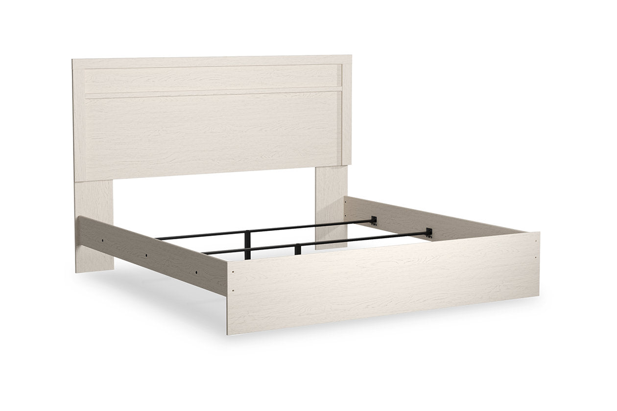 Stelsie White King Panel Bed - SET | B2588-72 | B2588-97 - Bien Home Furniture & Electronics