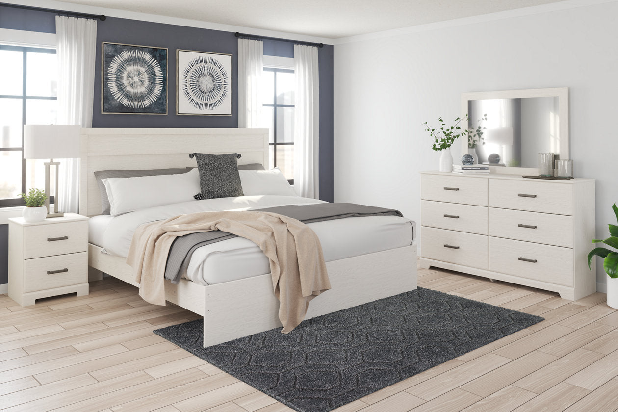 Stelsie White King Panel Bed - SET | B2588-72 | B2588-97 - Bien Home Furniture & Electronics