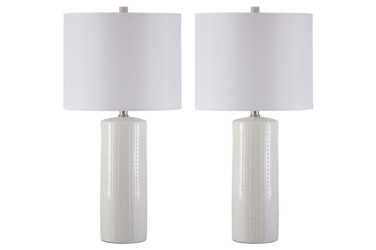 Steuben White Table Lamp, Set of 2 - L177904 - Bien Home Furniture & Electronics