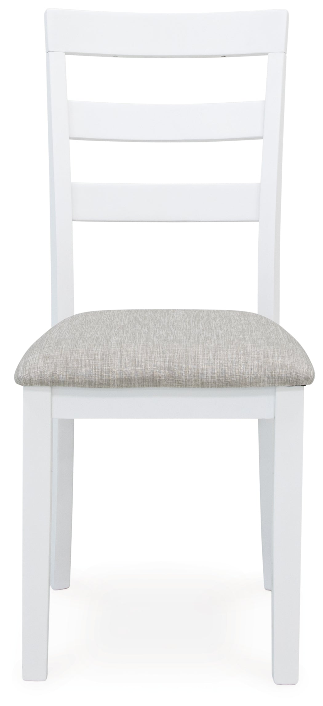 STONEHOLLOW White/Gray Dining Table and Chairs with Bench (Set of 6) - D382-325 - Bien Home Furniture & Electronics