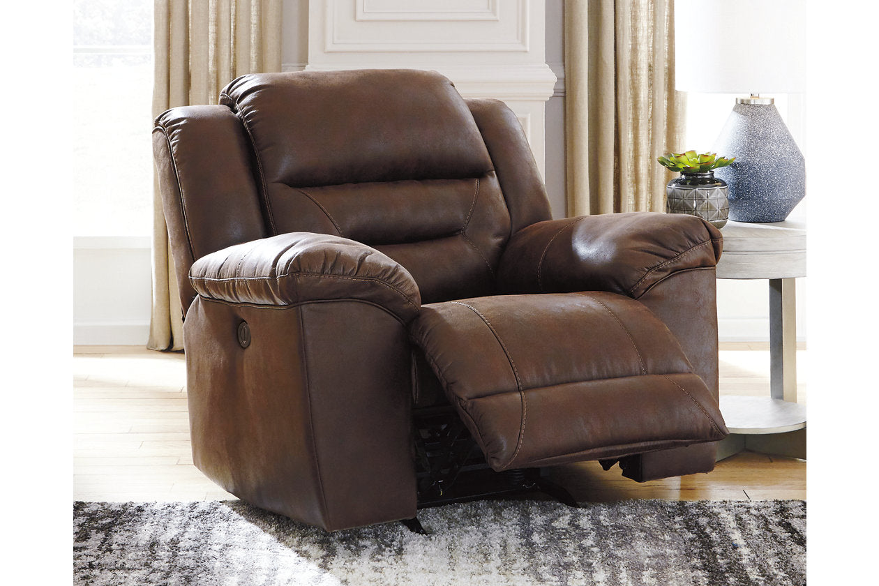 Stoneland Chocolate Power Recliner - 3990498 - Bien Home Furniture & Electronics