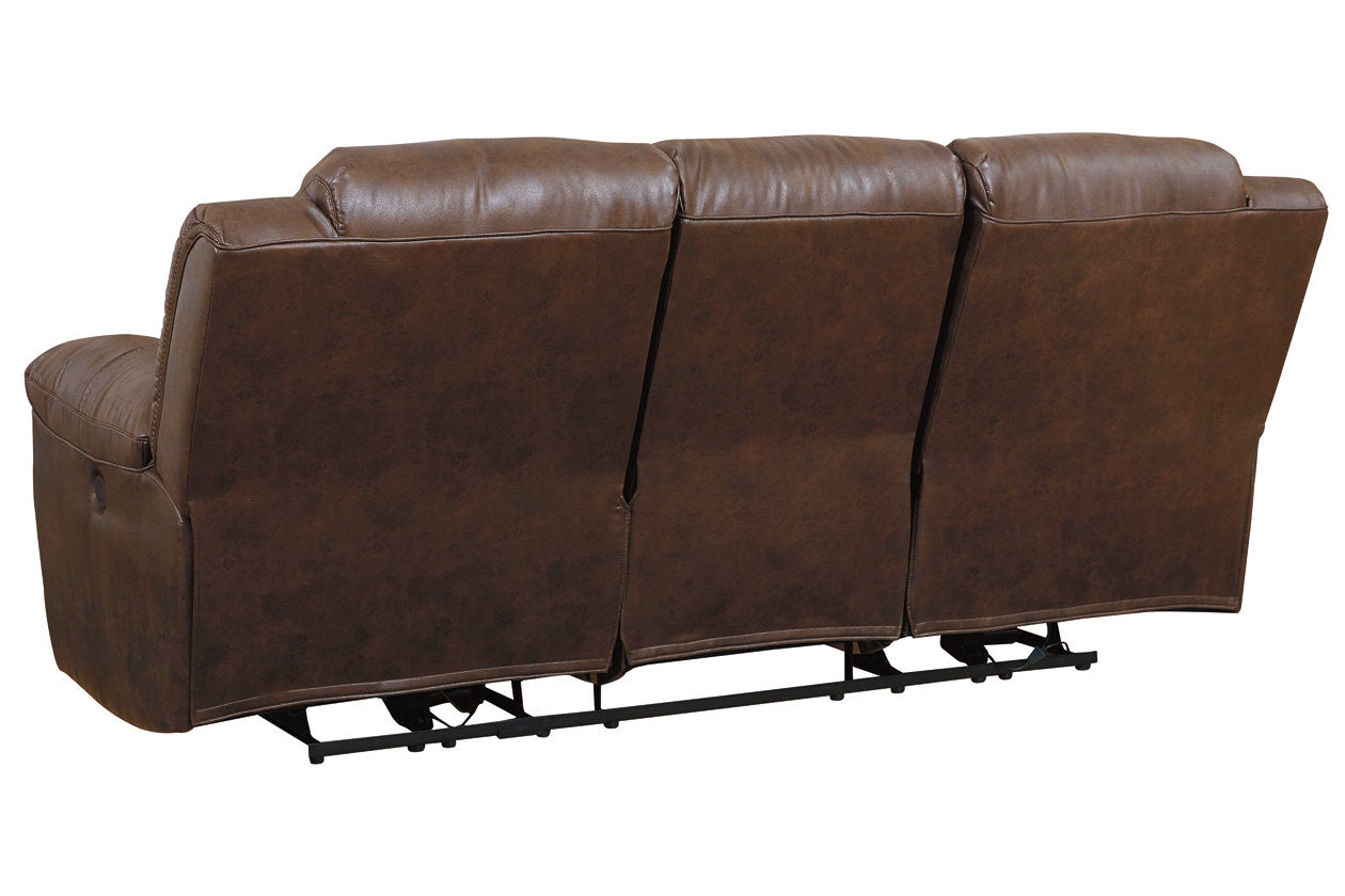 Stoneland Chocolate Power Reclining Sofa - 3990487 - Bien Home Furniture & Electronics