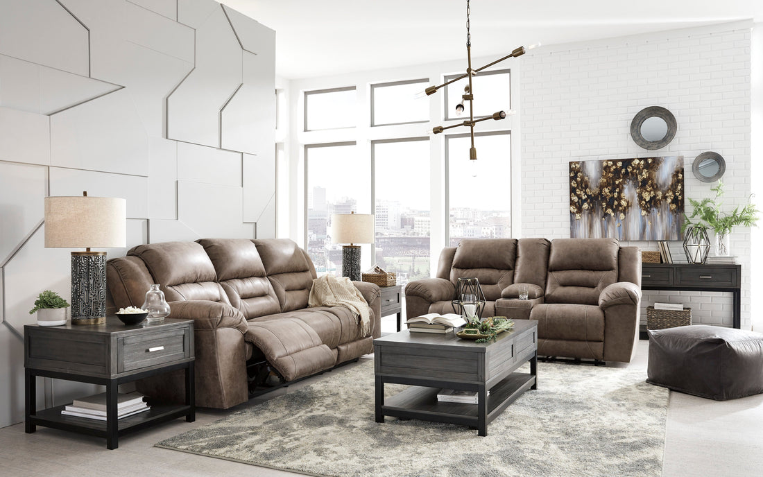 Stoneland Fossil Power Reclining Living Room Set - SET | 3990587 | 3990596 - Bien Home Furniture &amp; Electronics