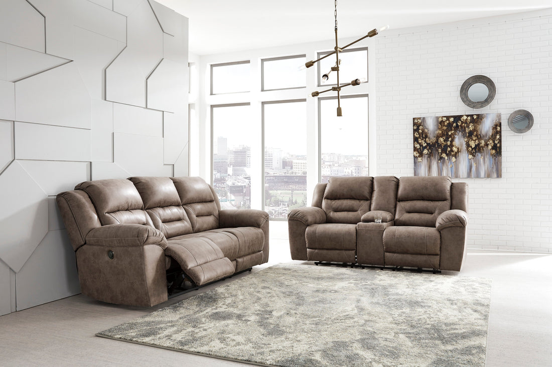 Stoneland Fossil Power Reclining Living Room Set - SET | 3990587 | 3990596 - Bien Home Furniture &amp; Electronics