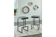 Strumford Gray/Black Bar Height Barstool, Set of 2 - D109-130 - Bien Home Furniture & Electronics