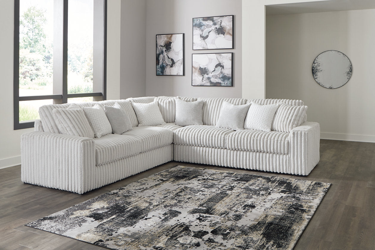 Stupendous Alloy 3-Piece Sectional - 25903S1 - Bien Home Furniture &amp; Electronics