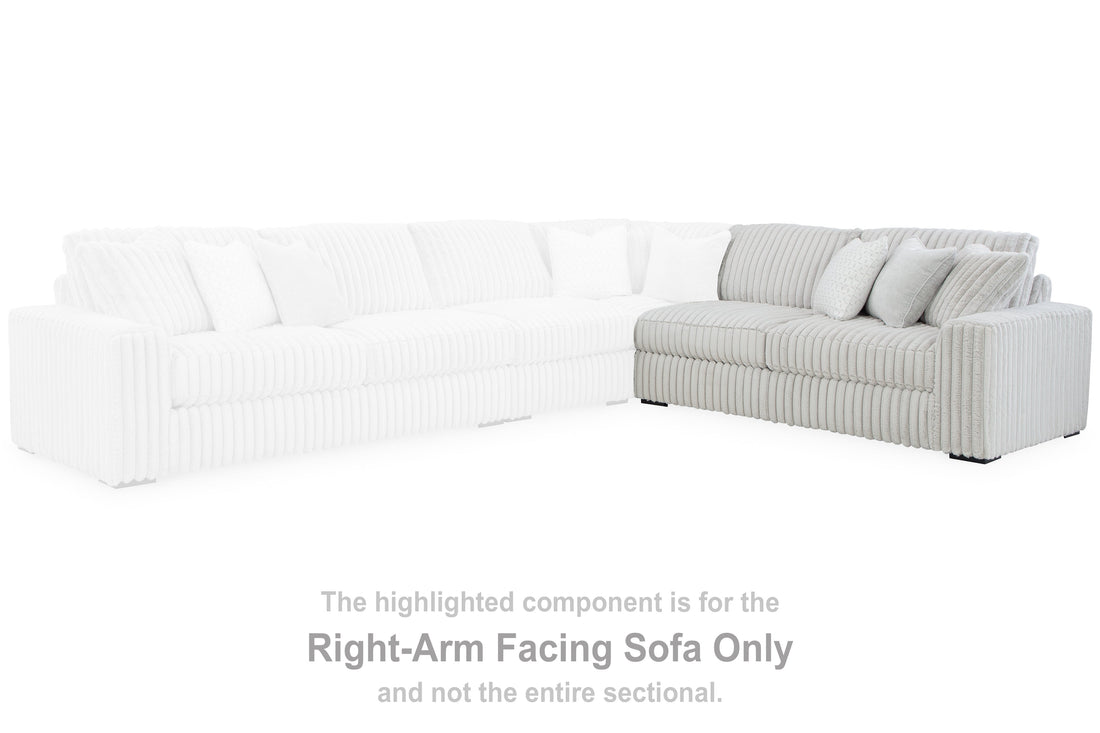 Stupendous Alloy Right-Arm Facing Sofa - 2590367 - Bien Home Furniture & Electronics