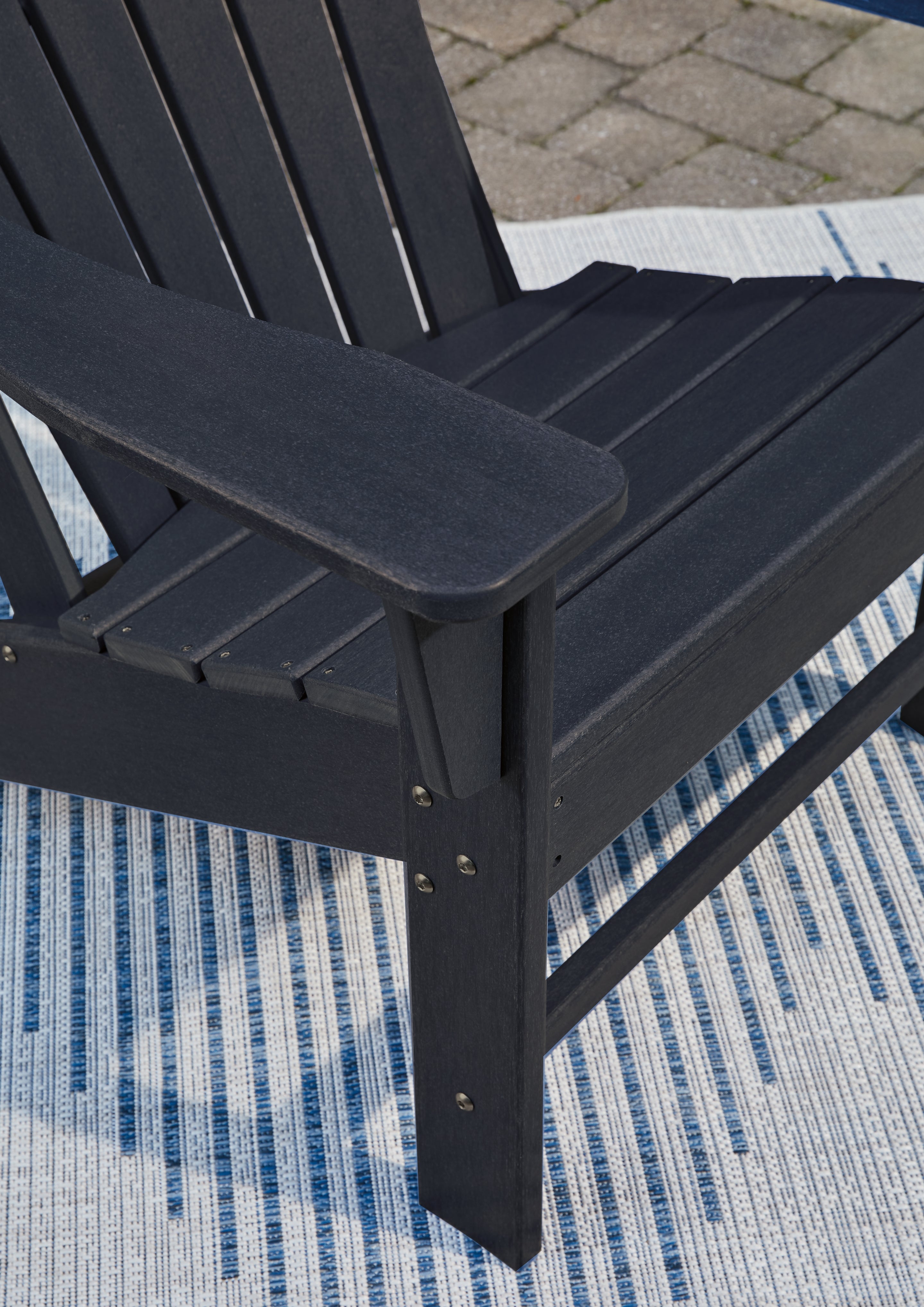 Sundown Treasure Black Adirondack Chair - P008-898 - Bien Home Furniture & Electronics