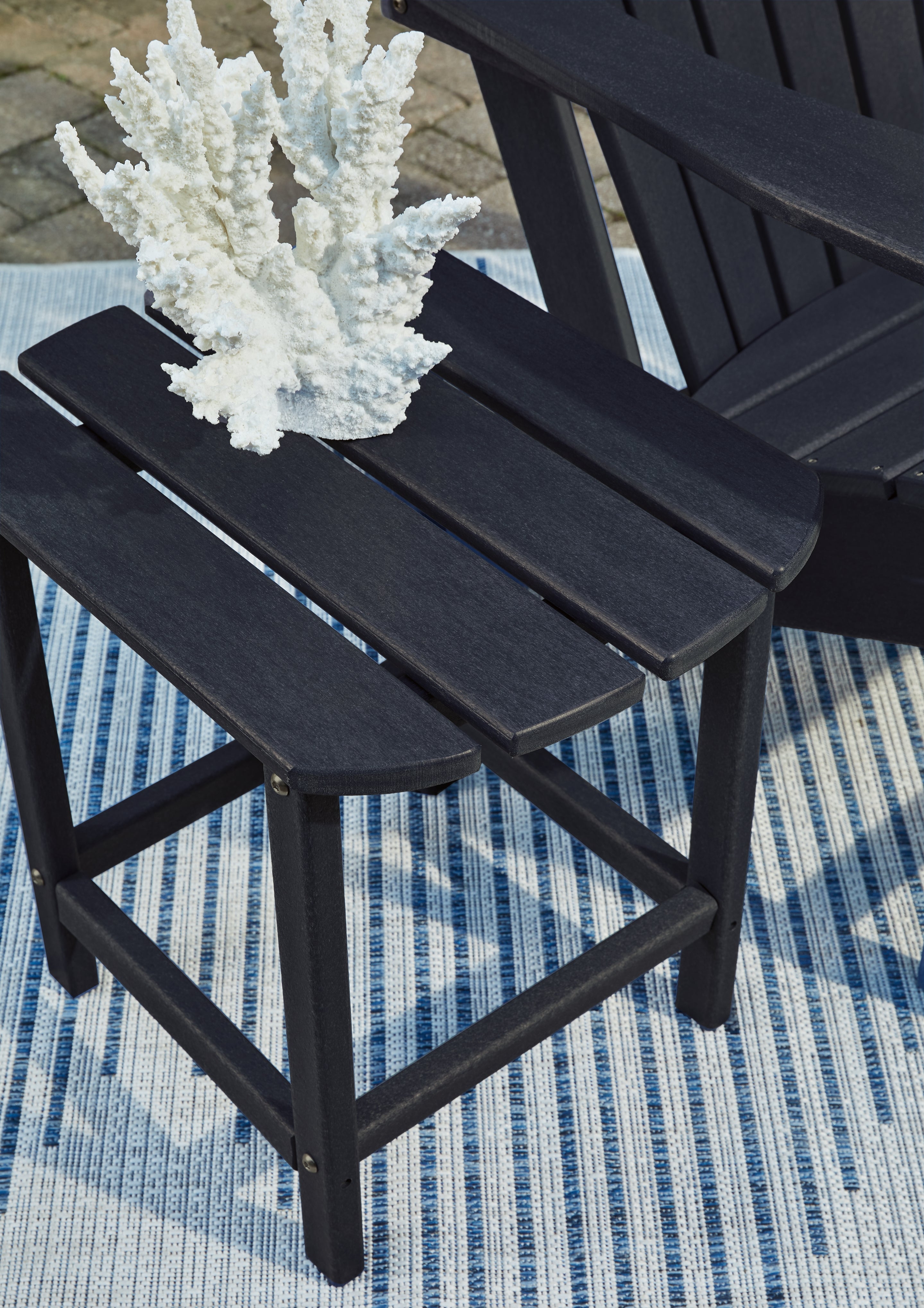Sundown Treasure Black End Table - P008-703 - Bien Home Furniture & Electronics