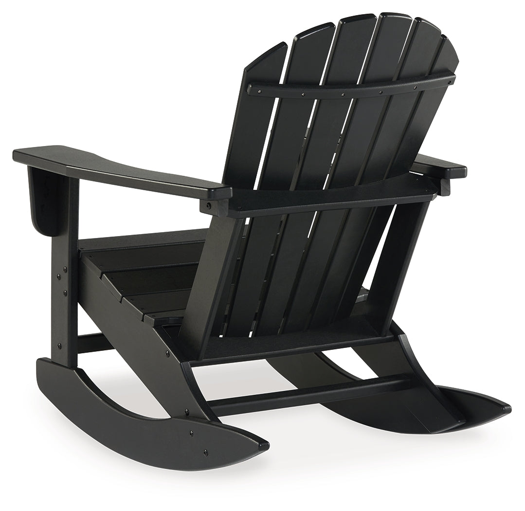 Sundown Treasure Black Outdoor Rocking Chair - P008-827 - Bien Home Furniture & Electronics