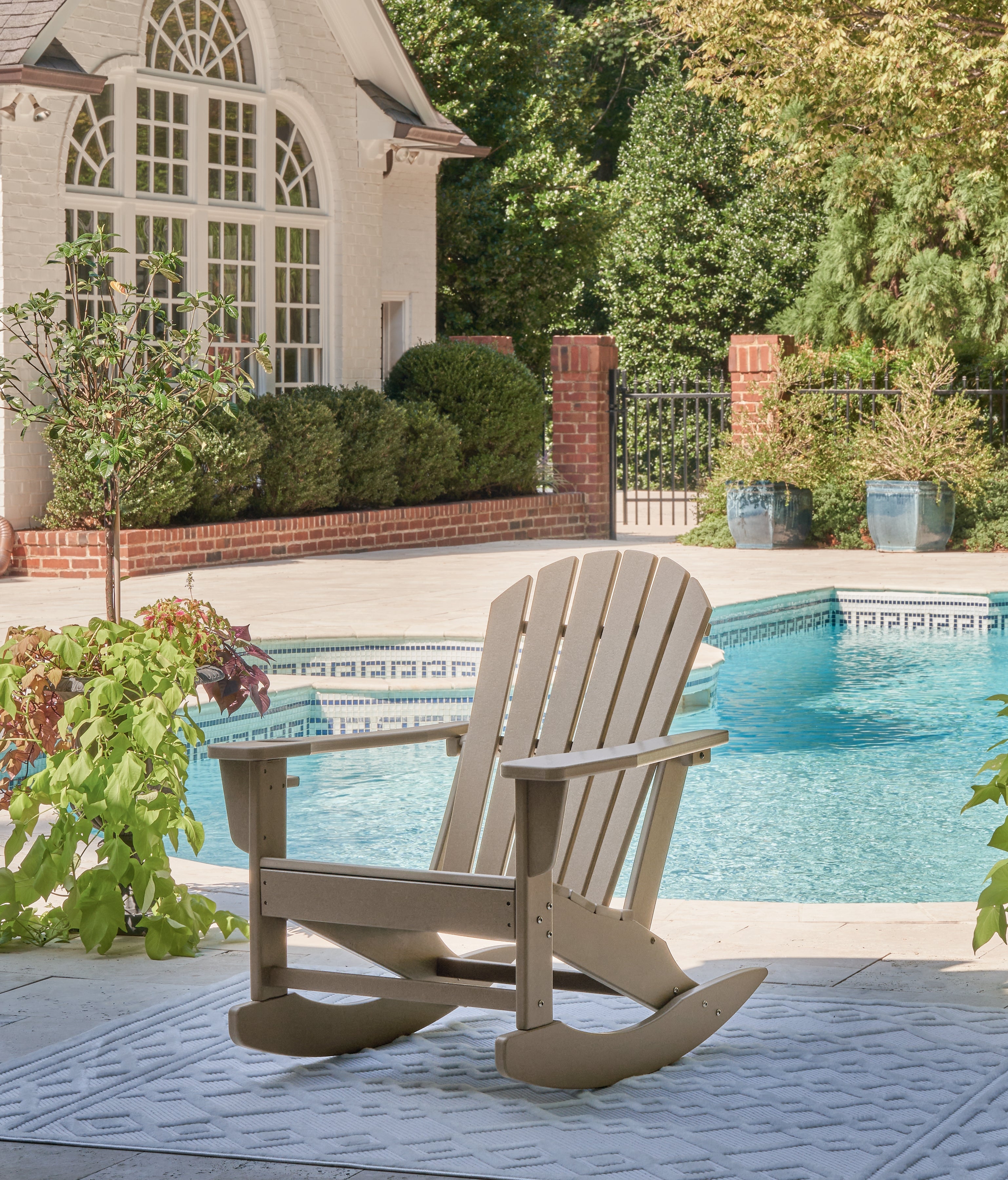 Sundown Treasure Driftwood Outdoor Rocking Chair - P014-827 - Bien Home Furniture & Electronics