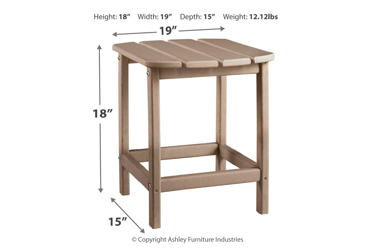 Sundown Treasure Grayish Brown End Table - P014-703 - Bien Home Furniture & Electronics