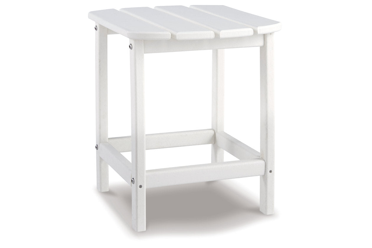 Sundown Treasure White End Table - P011-703 - Bien Home Furniture & Electronics