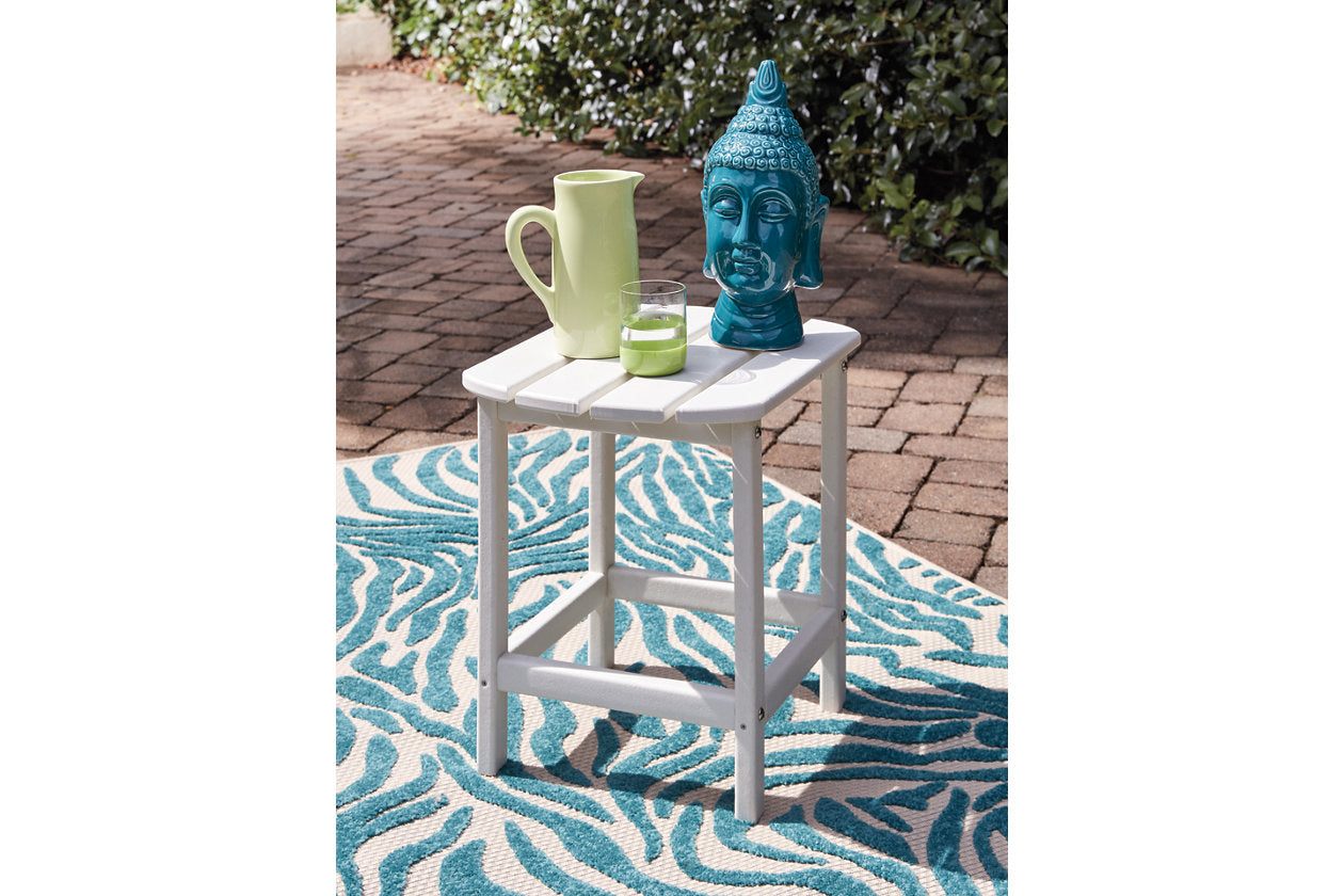 Sundown Treasure White End Table - P011-703 - Bien Home Furniture & Electronics