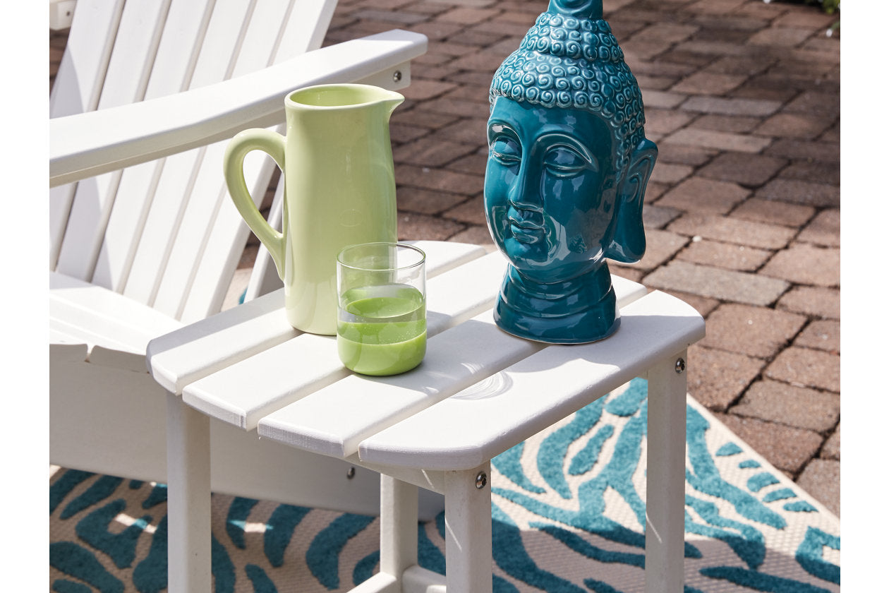 Sundown Treasure White End Table - P011-703 - Bien Home Furniture & Electronics