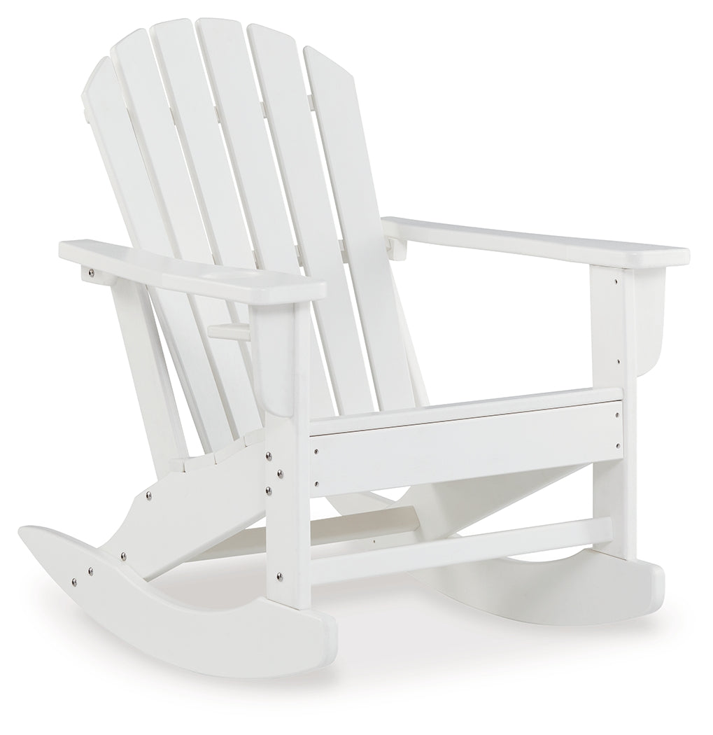 Sundown Treasure White Outdoor Rocking Chair - P011-827 - Bien Home Furniture & Electronics