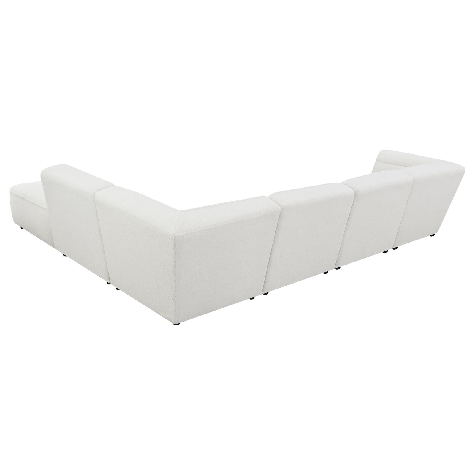 Sunny 6-Piece Upholstered Sectional Natural - 551621-SET - Bien Home Furniture & Electronics