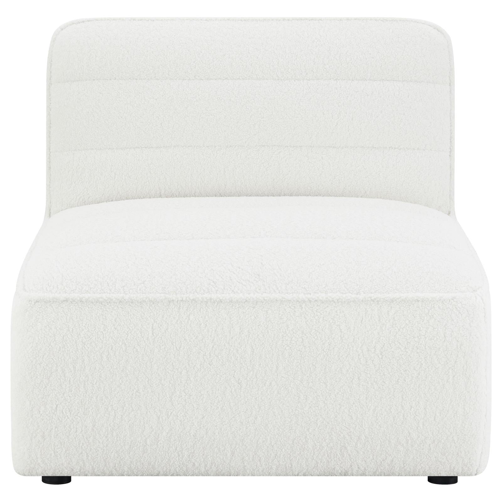 Sunny Natural Upholstered Armless Chair - 551621 - Bien Home Furniture & Electronics