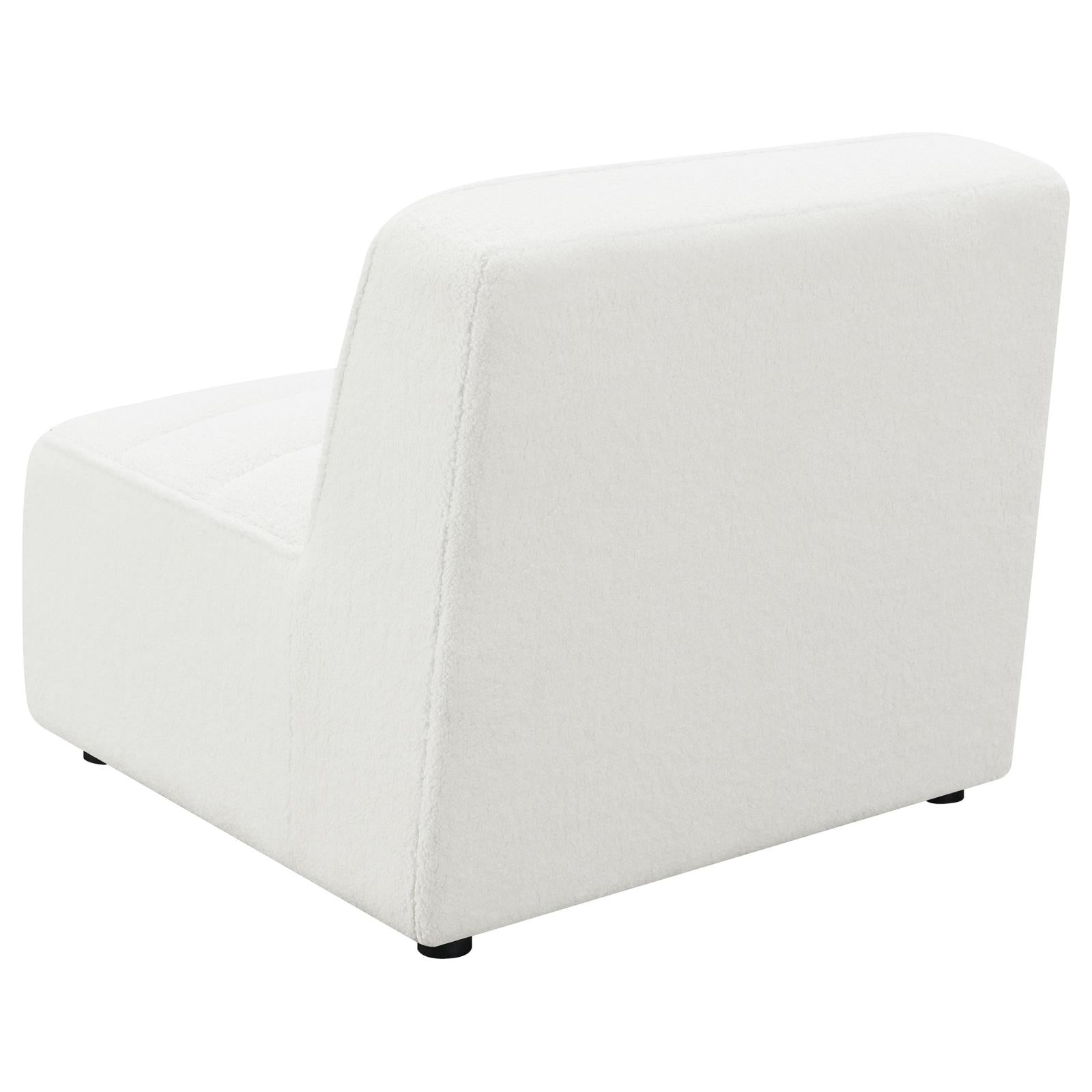 Sunny Natural Upholstered Armless Chair - 551621 - Bien Home Furniture & Electronics