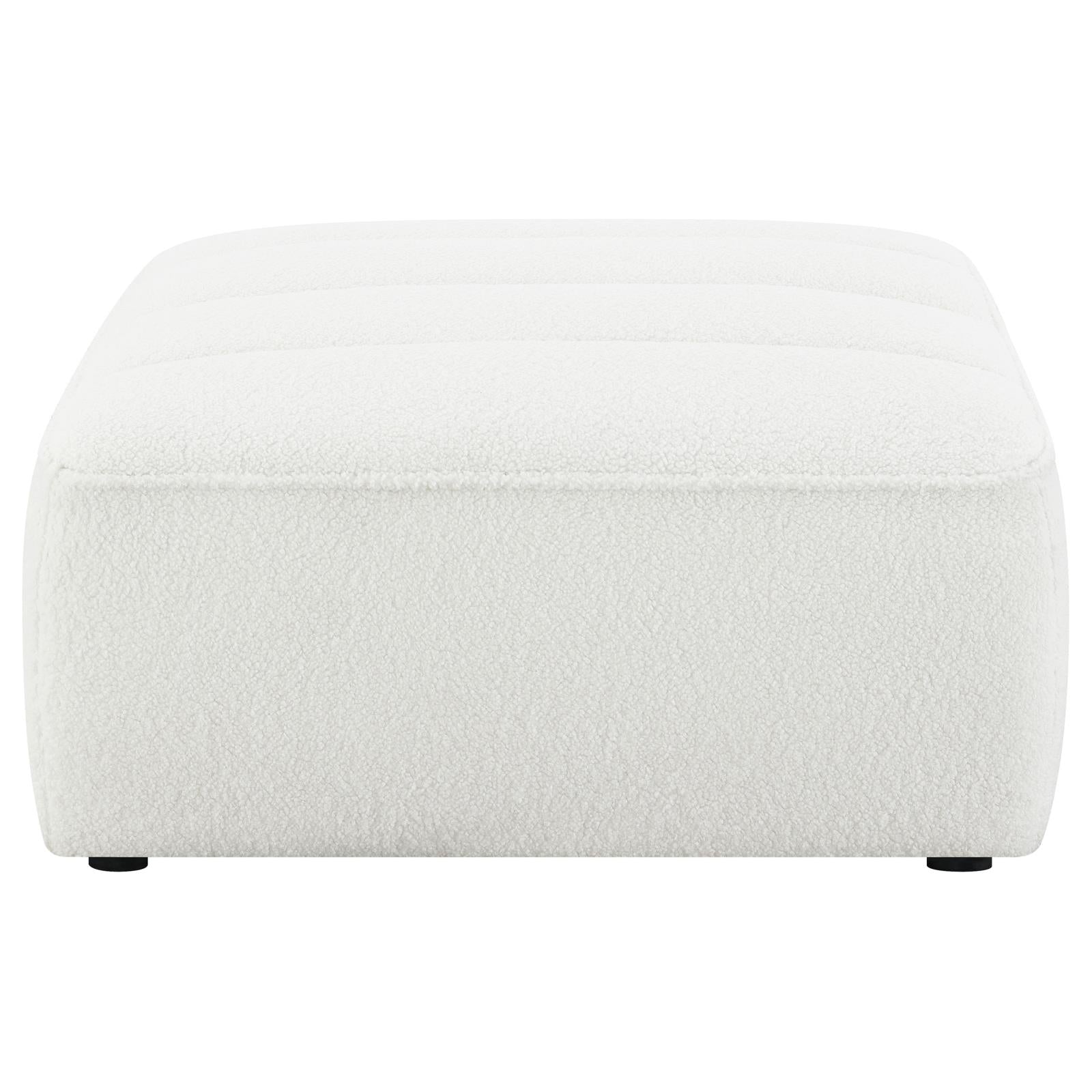 Sunny Upholstered Ottoman Natural - 551623 - Bien Home Furniture & Electronics