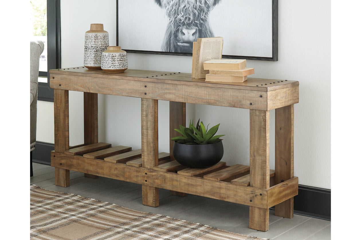 Susandeer Brown Sofa/Console Table - A4000219 - Bien Home Furniture & Electronics