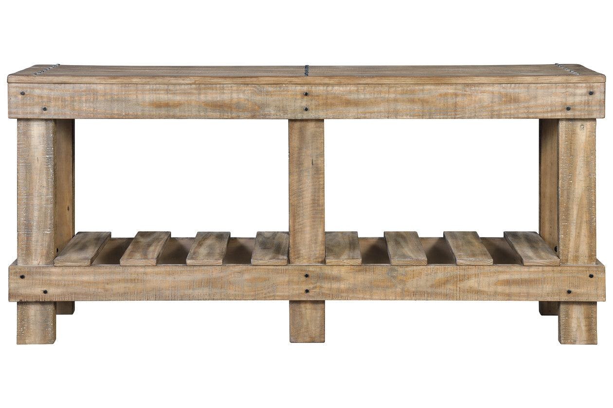 Susandeer Brown Sofa/Console Table - A4000219 - Bien Home Furniture & Electronics