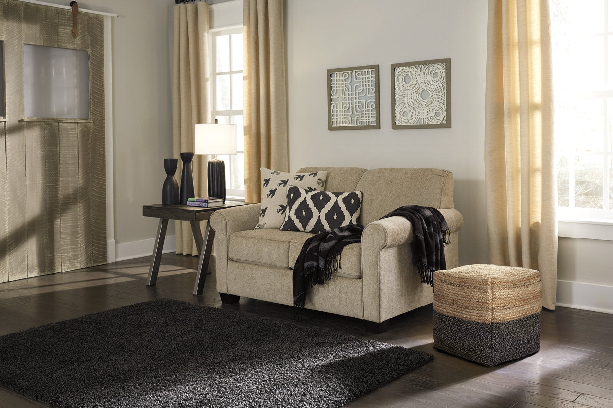 Sweed Valley Natural/Black Pouf - A1000422 - Bien Home Furniture & Electronics