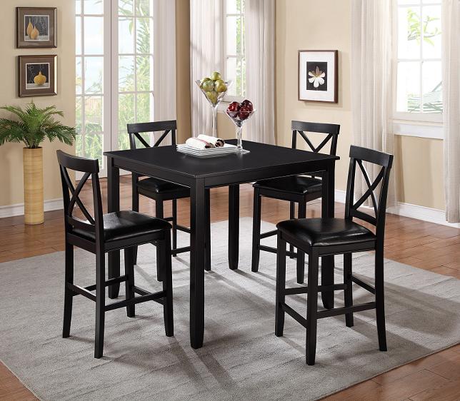 Tahoe Cappuccino 5-Piece Counter Height Set - Tahoe - Bien Home Furniture & Electronics