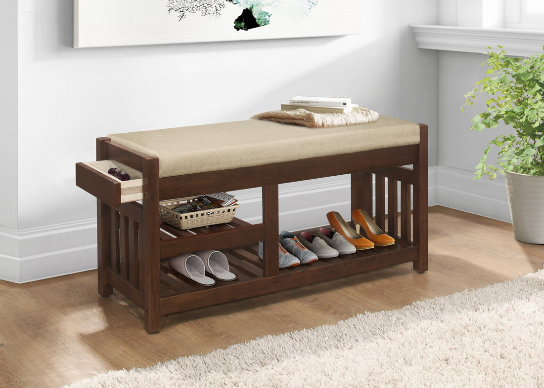 Talmadge Brown Bench - 4617 - Bien Home Furniture &amp; Electronics