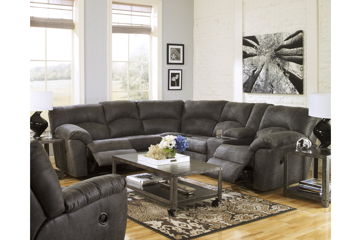 Tambo Pewter 2-Piece Reclining Sectional - SET | 2780148 | 2780149 - Bien Home Furniture & Electronics