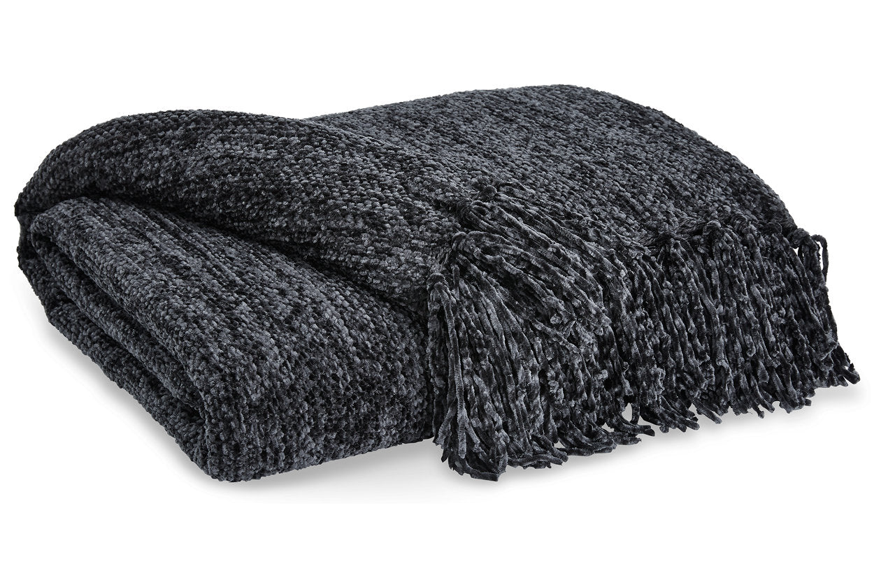 Tamish Black Throw, Set of 3 - A1001027 - Bien Home Furniture & Electronics