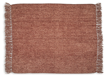 Tamish Rust Throw - A1001052T - Bien Home Furniture &amp; Electronics